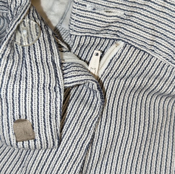 90s Y2K Kathy Ireland Pinstripe Crop Pants - Size 10 - Picture 8 of 9